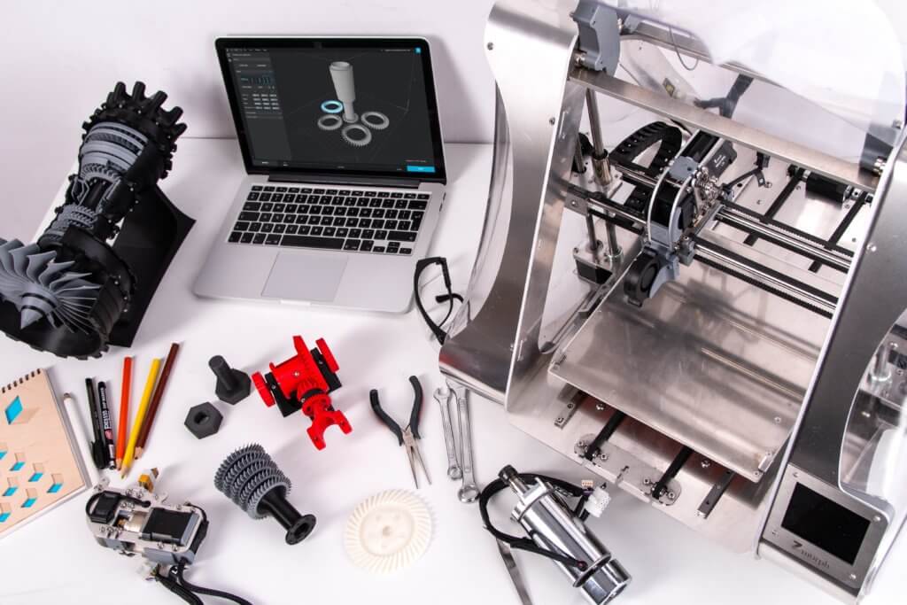 3D Printer, laptop, 3d printed gadgets, tools 
