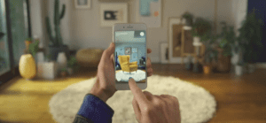  Ikea’s AR app lets users take a look at how a piece of furniture looks in their home.